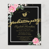 Budget Invitation Pharmacy Afstudeerder Party Flor (Voorkant)