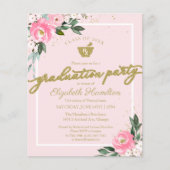 Budget Invitation Pharmacy Afstudeerder Party Flor (Voorkant)