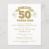 Budget is net getrouwd met 50th Jubileum Invitatio (Voorkant)