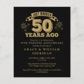 Budget is net getrouwd met 50th Jubileum Invitatio (Voorkant)