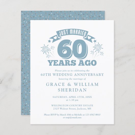 Budget is net getrouwd met 60e Jubileum (Voorkant / Achterkant)