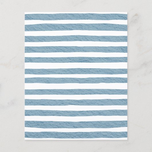 Budget It A Boy Blue Boho Baby shower Invitation Flyer (Achterkant)