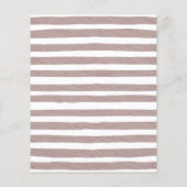 Budget It Een Meisje Roze Boho Baby shower Uitnodi Flyer (Achterkant)