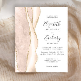 Budget Ivory Gold Agate Wedding
