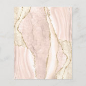 Budget Ivory Gold Agate Wedding (Achterkant)