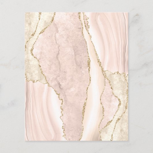 Budget Ivory Gold Agate Wedding (Achterkant)