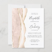 Budget Ivory Gold Agate Wedding (Voorkant)
