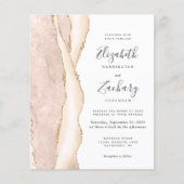 Budget Ivory Gold Agate Wedding (Voorkant)