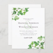 Budget Ivy Greenery Wedding (Voorkant / Achterkant)