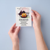 Budget Jack o' Lantern Halloween Birthday Flyer (Hand)