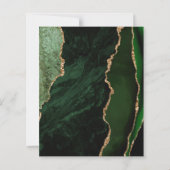 Budget Jager Groen Agate Goud Save the Date (Achterkant)