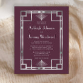 Budget jaren 1920  Deco Bourgondië Zilveren Huweli