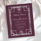 Budget jaren 1920  Deco Bourgondië Zilveren Huweli