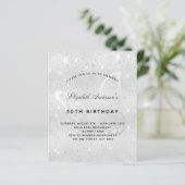 Budget jarig zilveren vlinder (Staand voorkant)