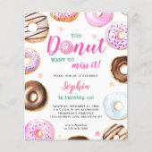 BUDGET Je Donut wilt het missen Verjaardag (Voorkant)