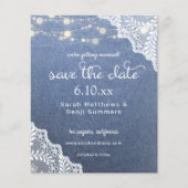 Budget Jean, Lace & Lights Sparen de Datum V2 Foto Flyer (Voorkant)