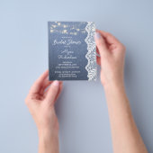 Budget Jean Lace Slingerlichten Bruidsfeest Flyer (Hand)