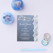 Budget Jean Lace Slingerlichten Bruidsfeest Flyer (Enkel)