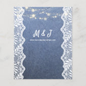 Budget Jean Lace String Lights Wedding (Achterkant)