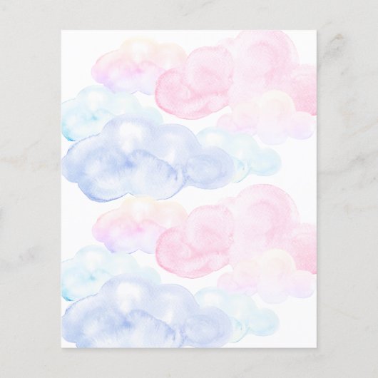 Budget Jongen of Meisje Geslacht Onthullen Party U (Achterkant)