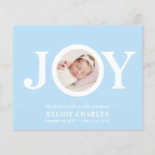 BUDGET Joy Blue CHIC Foto Baby eerste Kerstmis