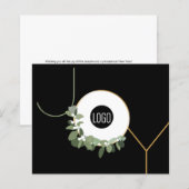 Budget Joy Business Logo Prettige feestdagen Corpo (Voorkant / Achterkant)