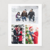 BUDGET Joy Foto Gepersonaliseerde Kerstkaart (Achterkant)