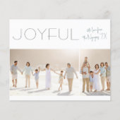 Budget Joyful 2 Foto minimalistisch kerstfeest (Voorkant)