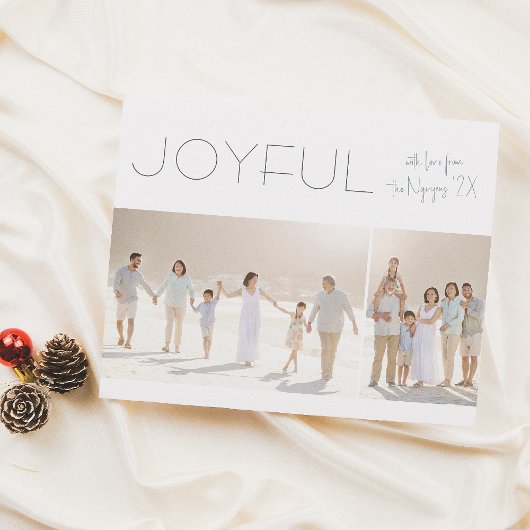 Budget Joyful 2 Foto minimalistisch kerstfeest