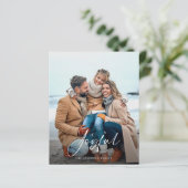 Budget Joyful Holiday Kaart (Staand voorkant)