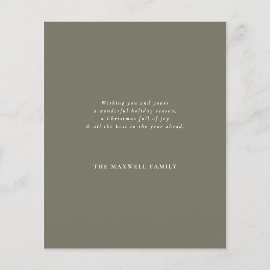 Budget Joyful Kerstfoto Collage Holiday (Achterkant)