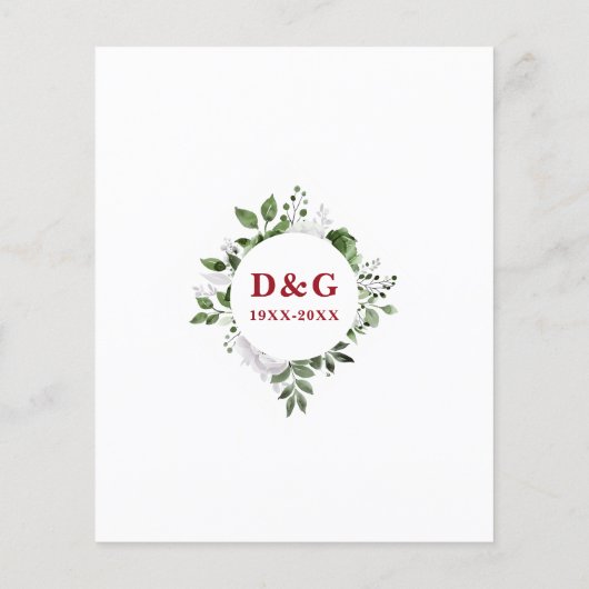 Budget juicht 40 jaar Jubileum-uitnodiging toe (Achterkant)