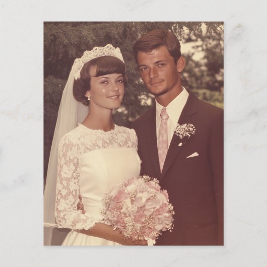 Budget juicht toe voor 60e Jubileum foto-uitnodigi (Achterkant)