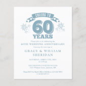 Budget juicht toe voor 60e Jubileum foto-uitnodigi (Voorkant)