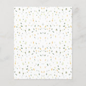 Budget Jungle Feest Baby Borrel Uitnodiging (Achterkant)