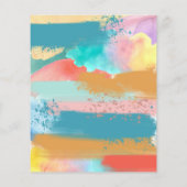 Budget Jurk voor een Mess Kinder Kunst Schilderij  (Achterkant)