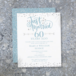 Budget Just Married 60e Jubileum Uitnodiging