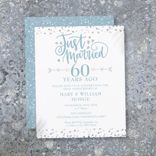 Budget Just Married 60e Jubileum Uitnodiging