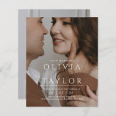 BUDGET Just Married Ampersand 2 Fotobruiloft (Voorkant / Achterkant)