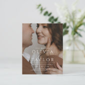 BUDGET Just Married Ampersand 2 Fotobruiloft (Staand voorkant)