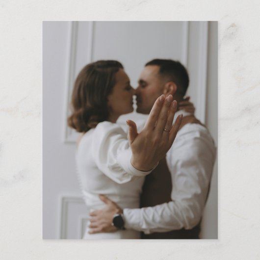 BUDGET Just Married Ampersand 2 Fotobruiloft (Achterkant)