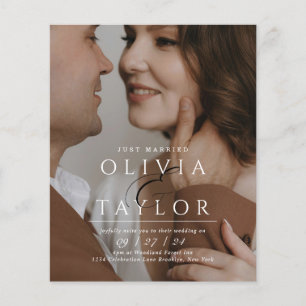 BUDGET Just Married Ampersand 2 Fotobruiloft