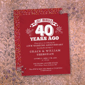 Budget Just Married Ruby 40th Jubileum Uitnodigen