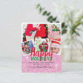 BUDGET Kaarten voor kerstFeestdagen met foto's - C (Staand voorkant)