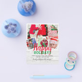 BUDGET Kaarten voor kerstFeestdagen met foto's - C (Enkel)