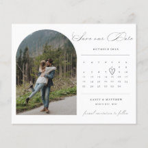 BUDGET kalender foto Sla de datum op Uitnodiging