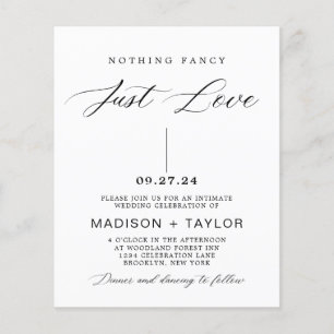 Budget Kalligrafie Niets Fancy Gewoon Liefde Bruil