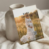 Budget Kalligrafie QR Code Foto Baby shower