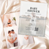 Budget Kalligrafie QR Code Foto Baby shower