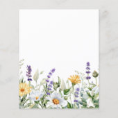 Budget Kamille Eerste Heilige Communie Uitnodiging (Achterkant)